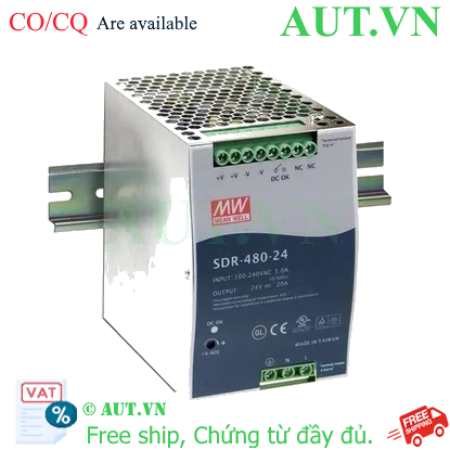 Ảnh của Bộ nguồn Meanwell SDR-480-24 (480W 24V 20A)