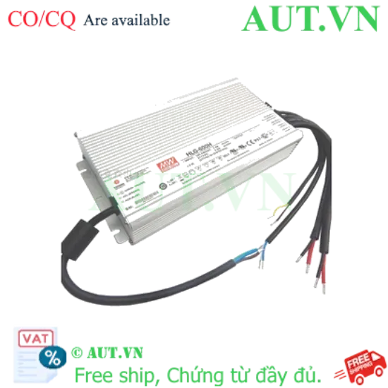Ảnh của Nguồn đèn LED 600W cấp dòng ổn định MEAN WELL HLG-600H-24AB 