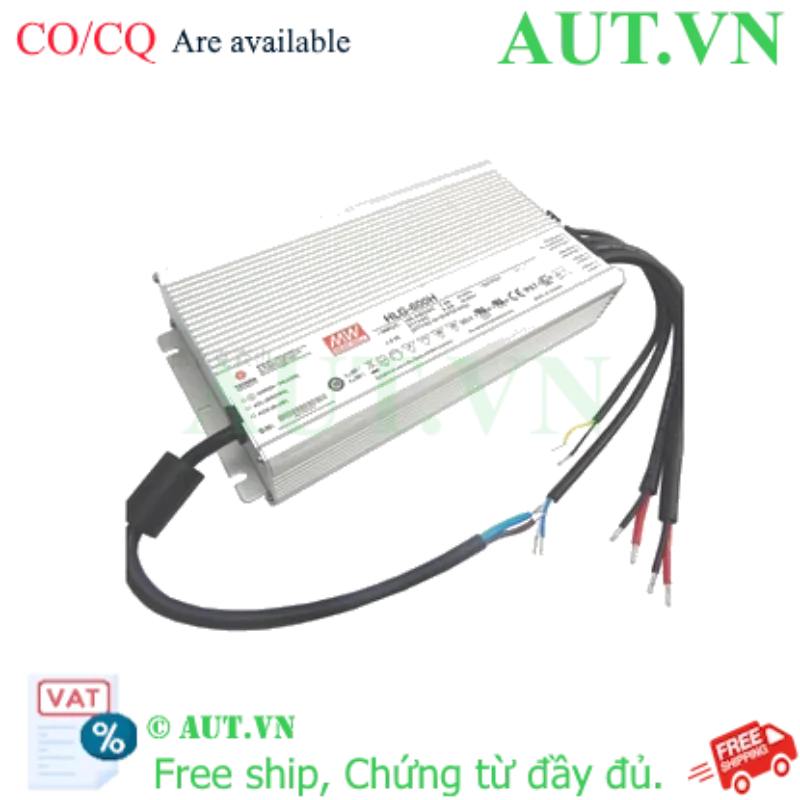 Ảnh của Nguồn đèn LED 600W cấp dòng ổn định MEAN WELL HLG-600H-48AB 