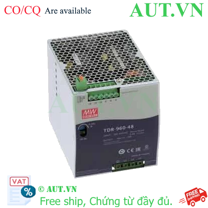 Ảnh của Bộ nguồn 3 pha 960W có chức năng PFC gắn thanh ray MEAN WELL TDR-960-48 