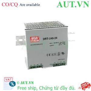 Ảnh của Bộ chuyển đổi nguồn 240W DRT-240 series MEAN WELL DRT-240-24 
