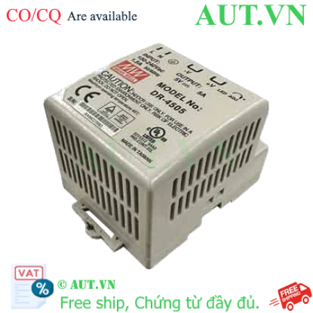 Ảnh của Bộ chuyển đổi nguồn 45W DR-45 series MEAN WELL DR-4505 