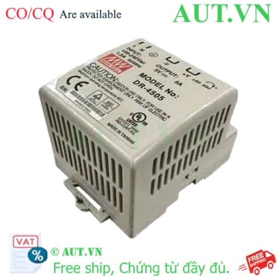 Ảnh của Bộ chuyển đổi nguồn 45W DR-45 series MEAN WELL DR-4505 