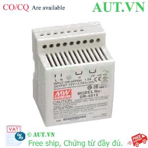 Ảnh của Bộ chuyển đổi nguồn 45W DR-45 series MEAN WELL DR-4512 