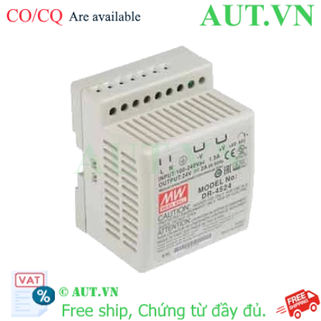 Ảnh của Bộ chuyển đổi nguồn 45W DR-45 series MEAN WELL DR-4524 