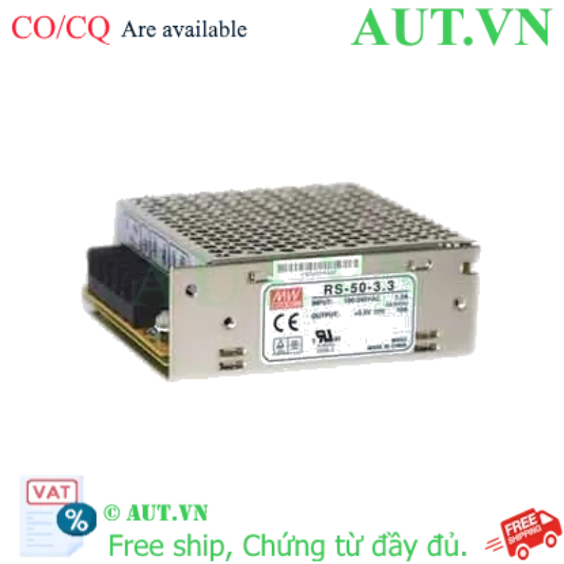 Ảnh của Bộ chuyển đổi nguồn 50W  MEAN WELL RS-50-3.3 