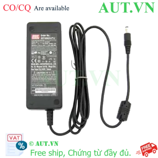 Ảnh của Bộ chuyển đổi nguồn AC-DC 40W công nghiệp MEAN WELL GST40A24-P1J 