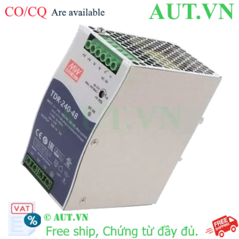 Ảnh của Bộ chuyển đổi nguồn công nghiệp 3 pha 240W MEAN WELL TDR-240-48 