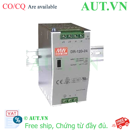 Ảnh của Bộ chuyển đổi nguồn MEAN WELL DR-120-24 