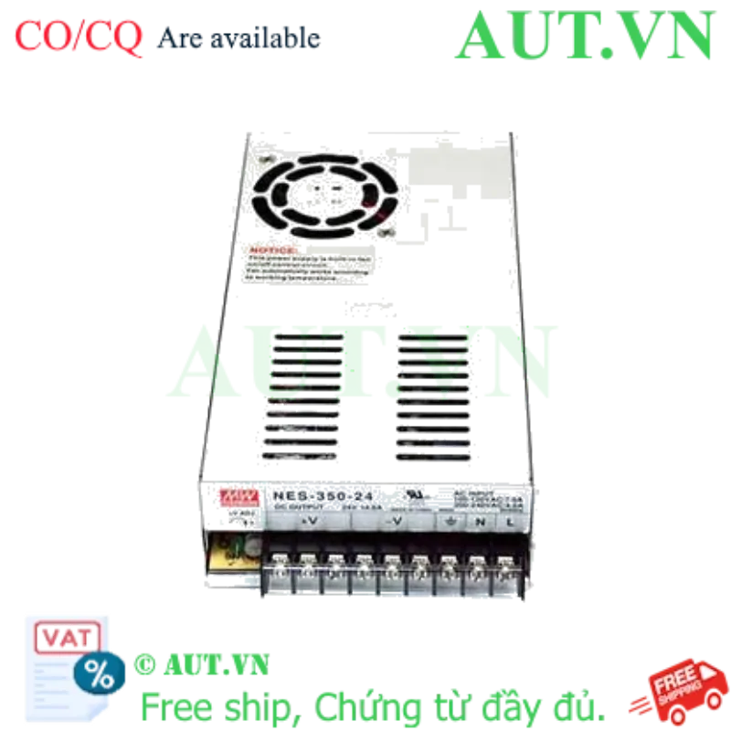 Ảnh của Bộ chuyển đổi nguồn ngõ ra đơn 350W (đã dừng sản xuất) MEAN WELL NES-350-27 