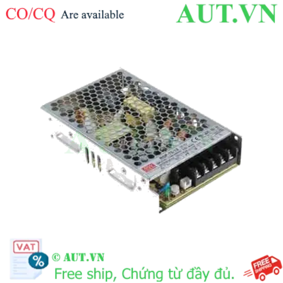 Ảnh của Bộ nguồn 75W đơn đầu ra với chức năng PFC MEAN WELL RSP-75-12 