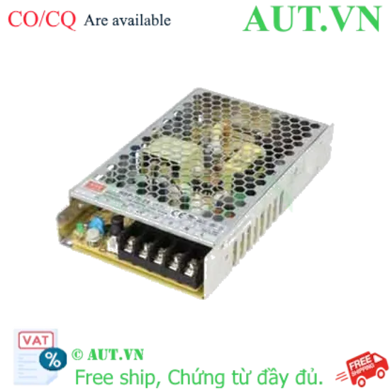 Ảnh của Bộ nguồn 75W đơn đầu ra với chức năng PFC MEAN WELL RSP-75-24 
