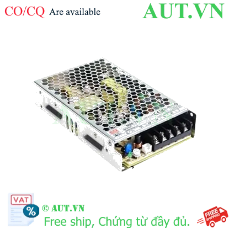 Ảnh của Bộ nguồn 75W đơn đầu ra với chức năng PFC MEAN WELL RSP-75-3.3 