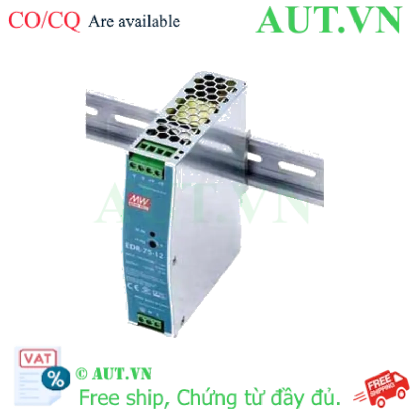 Ảnh của Bộ nguồn 75W kinh tế MEAN WELL EDR-75-12 