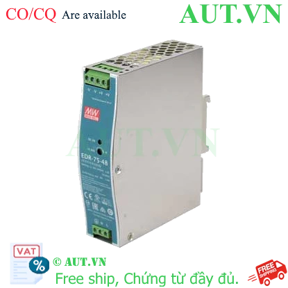Ảnh của Bộ nguồn 75W kinh tế MEAN WELL EDR-75-48 