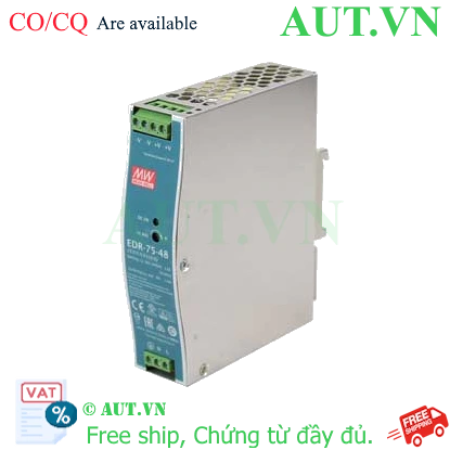 Ảnh của Bộ nguồn 75W kinh tế MEAN WELL EDR-75-48 