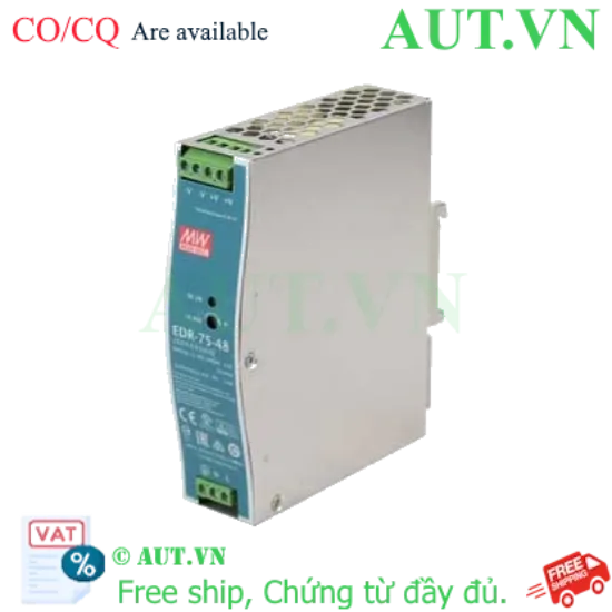 Ảnh của Bộ nguồn 75W kinh tế MEAN WELL EDR-75-48 