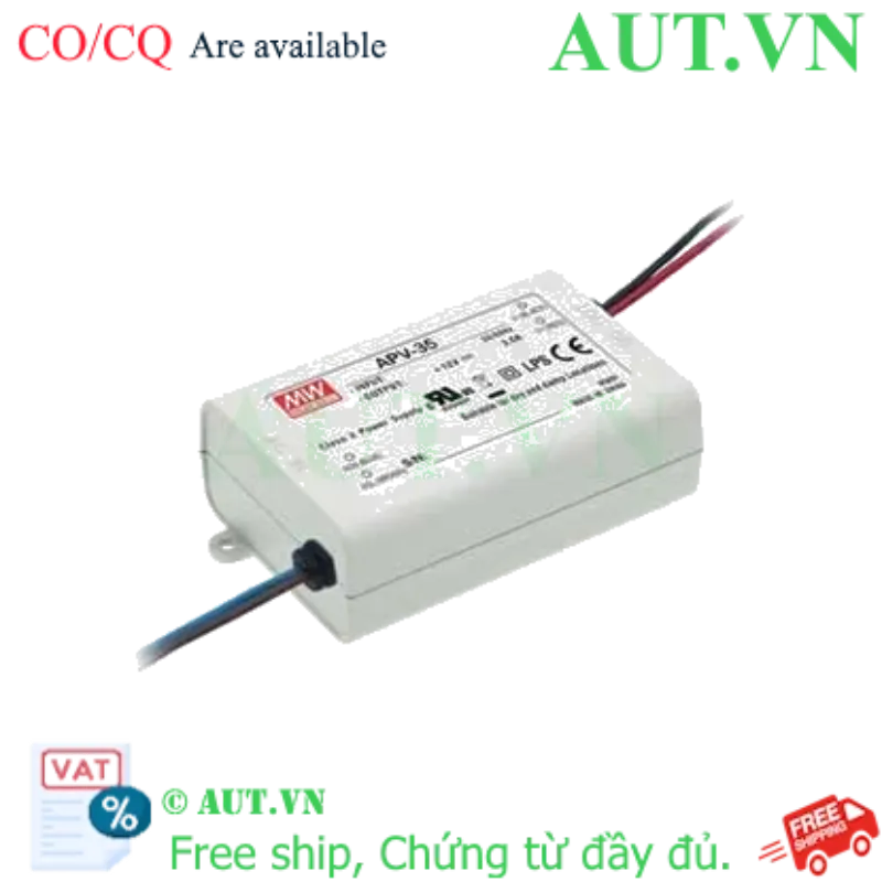 Ảnh của Bộ nguồn đèn LED 35W một ngõ ra MEAN WELL APV-35-15 