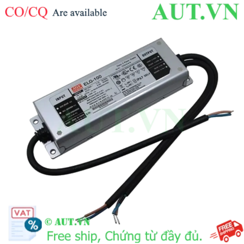 Ảnh của Bộ nguồn LED Meanwell ELG-100-C1050AB (100W 95V 1050mA)