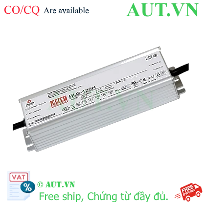 Ảnh của Bộ nguồn LED Meanwell HLG-120H-C1050 (120W 148V 1050mA)