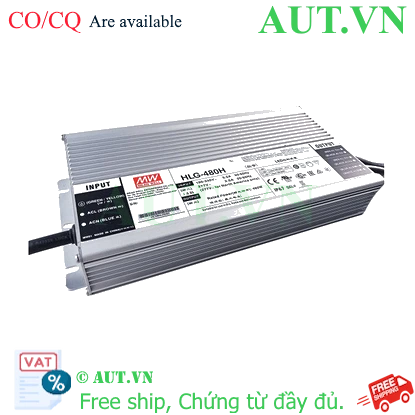 Ảnh của Bộ nguồn LED Meanwell HLG-480H-C3500AB (480W 137V 3500mA)