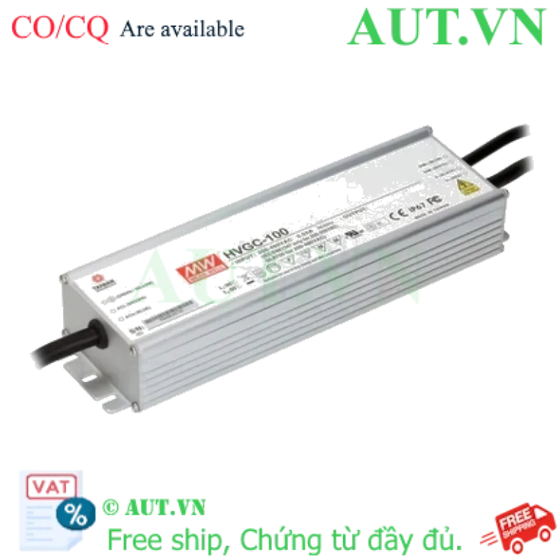 Ảnh của Bộ nguồn LED Meanwell HVGC-100-350AB (100W 29-285V 350mA)
