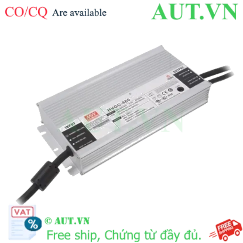 Ảnh của Bộ nguồn LED Meanwell HVGC-480-M-AB (480W 92-228.5V 2100-2625mA)