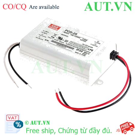 Ảnh của Bộ nguồn LED Meanwell PCD-25-1050A (25W 16-24V 1050mA)