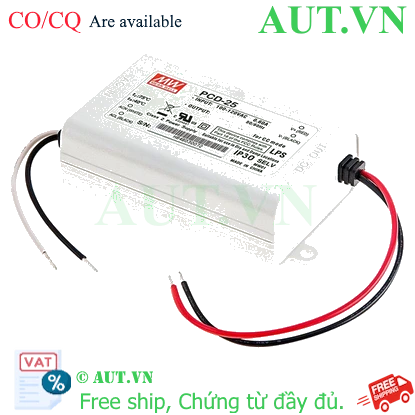 Ảnh của Bộ nguồn LED Meanwell PCD-25-350B (25W 40-58V 350mA)