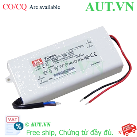 Ảnh của Bộ nguồn LED Meanwell PCD-40-350B (40W 70-108V 350mA)