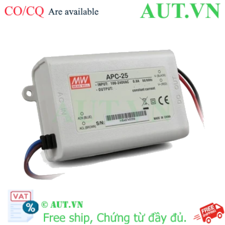 Ảnh của Bộ nguồn LED Meanwell PLD-25-350 (25W 36-58V 350mA)