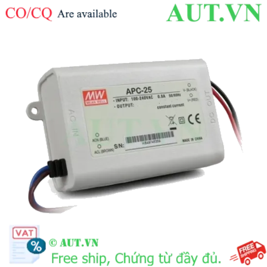 Ảnh của Bộ nguồn LED Meanwell PLD-25-700 (25W 24-36V 700mA)