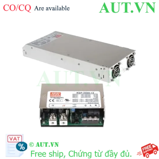 Ảnh của Bộ nguồn tổ ong 2000W đơn đầu ra MEAN WELL RSP-2000-12 