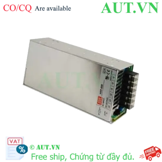 Ảnh của Bộ nguồn tổ ong 600W 1 ngõ ra chức năng PFC MEAN WELL HRP-600-15 