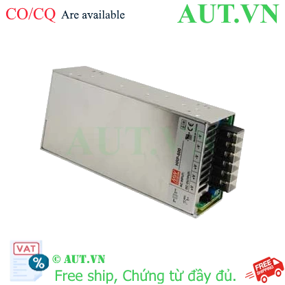 Ảnh của Bộ nguồn tổ ong 600W 1 ngõ ra chức năng PFC MEAN WELL HRP-600-7.5 