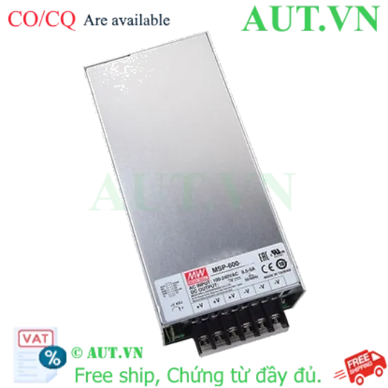 Ảnh của Bộ nguồn tổ ong Meanwell MSP-600-12 (600W 12V 53A)