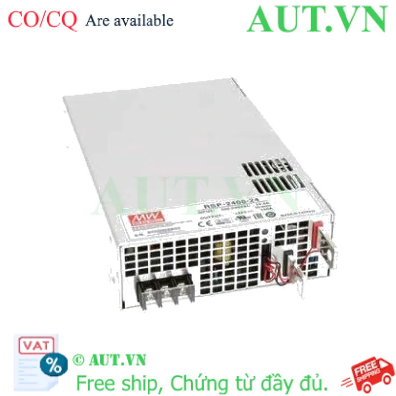 Ảnh của Bộ nguồn xung 2400W đơn đầu ra MEAN WELL RSP-2400-24 