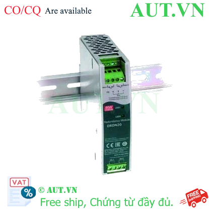 Ảnh của Bộ nguồn xung gắn ray 20A dự phòng MEAN WELL DRDN20-12 