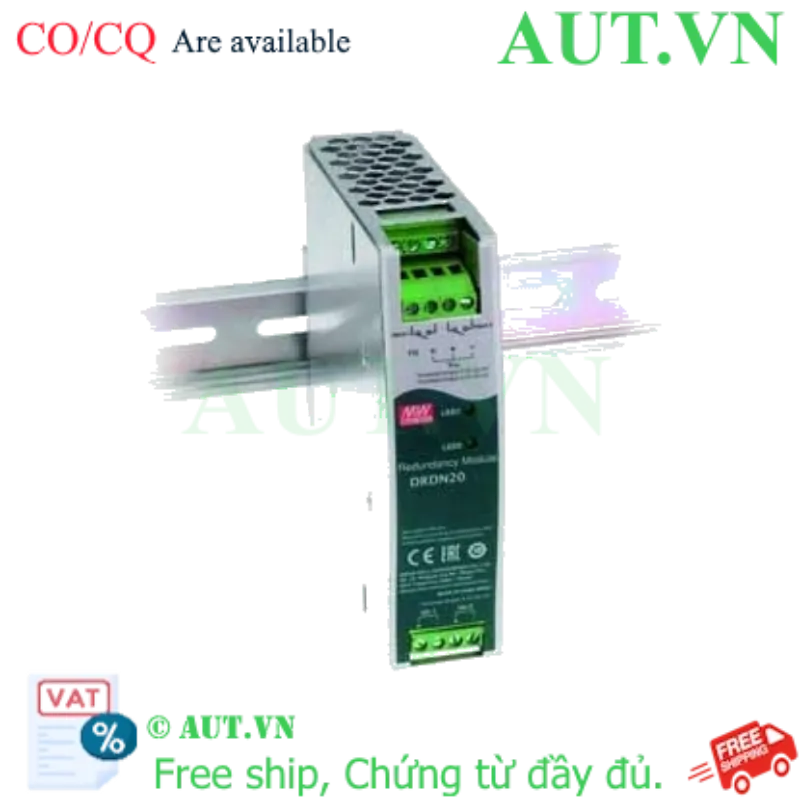 Ảnh của Bộ nguồn xung gắn ray 20A dự phòng MEAN WELL DRDN20-24 
