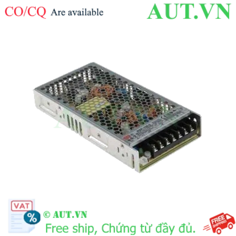 Ảnh của Nguồn 150W đơn đầu ra với chức năng PFC MEAN WELL RSP-150-15 