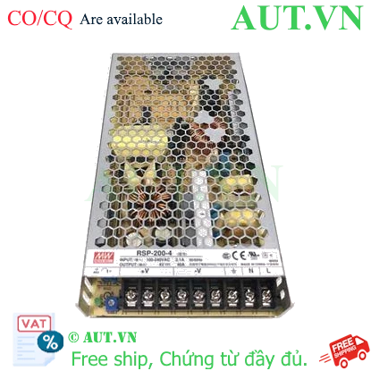 Ảnh của Nguồn 200W đơn đầu ra chức năng hiệu chỉnh hệ số công suất MEAN WELL RSP-200-4 