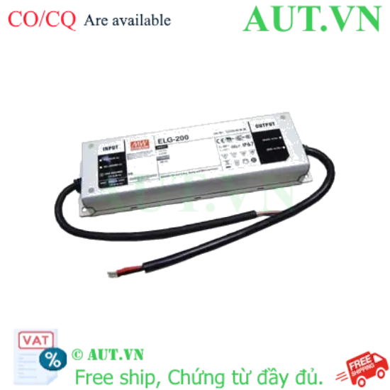 Ảnh của Nguồn đèn LED 144-200W ổn áp ổn dòng MEAN WELL ELG-200-12A-BY 