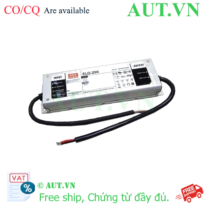Ảnh của Nguồn đèn LED 144-200W ổn áp ổn dòng MEAN WELL ELG-200-54Dx 