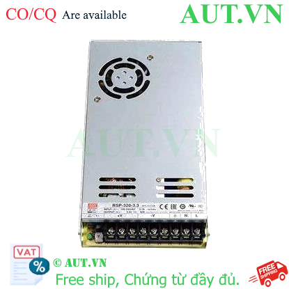 Ảnh của Nguồn tổ ong 320W đơn đầu ra với chức năng hiệu chỉnh hệ số công suất MEAN WELL RSP-320-3.3 