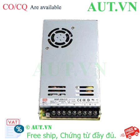 Ảnh của Nguồn tổ ong 320W đơn đầu ra với chức năng hiệu chỉnh hệ số công suất MEAN WELL RSP-320-3.3 