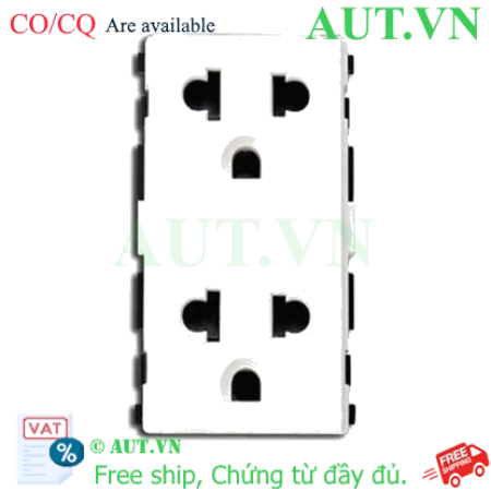 Ảnh của Ổ cắm đôi 3 chấu F1426UEST2M_G19 16A