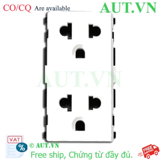 Ảnh của Ổ cắm đôi 3 chấu F1426UEST2M_G19 16A