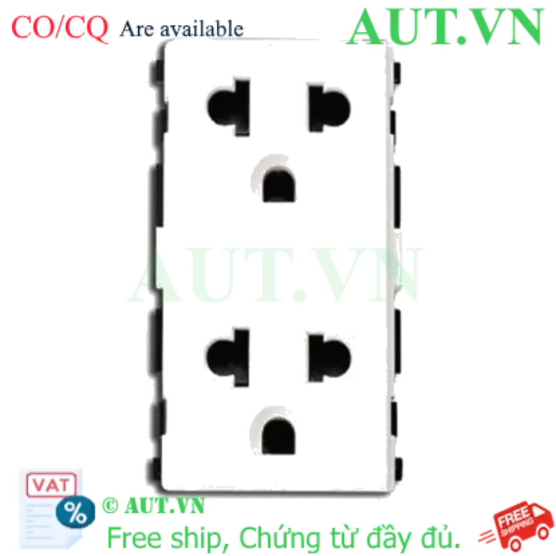 Ảnh của Ổ cắm đôi 3 chấu F1426UEST2M_G19 16A