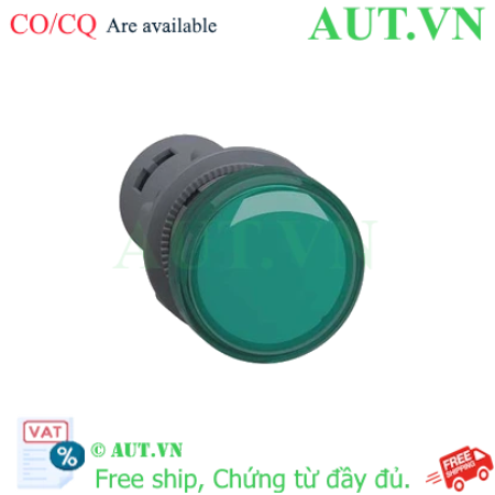 Ảnh của Đèn báo pha Schneider XA2EVM3LC 220V 22mm (xanh lá cây)