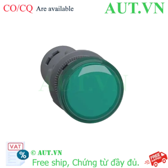 Ảnh của Đèn báo pha Schneider XA2EVM3LC 220V 22mm (xanh lá cây)